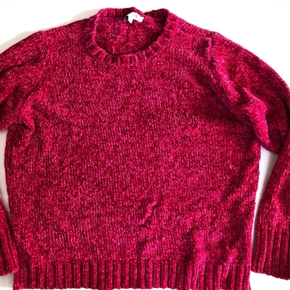 Super Soft Chenille Pullover